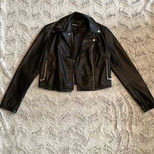 Express Faux Leather Jacket - Size M